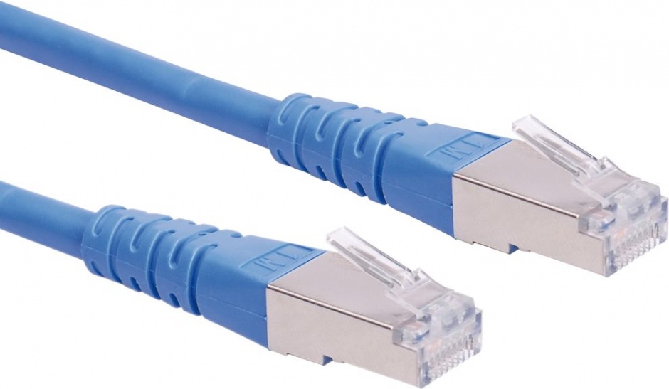 Imagine Cablu retea SFTP cat.6  Albastru 0.3m, Roline 21.15.1314
