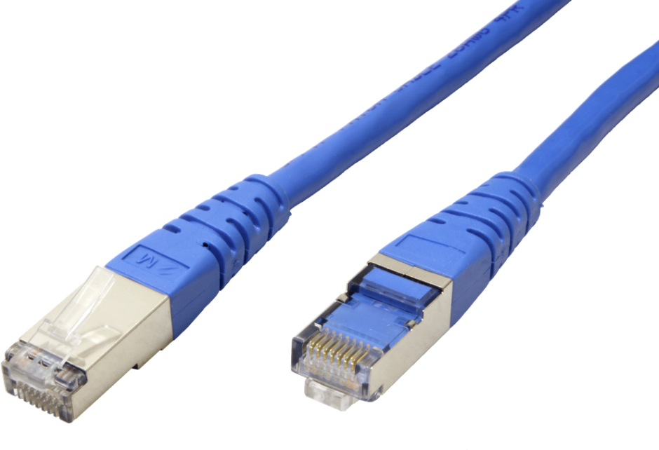 Imagine Cablu retea SFTP cat.6  Albastru 0.3m, Roline 21.15.1314