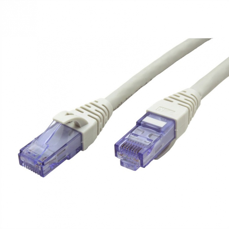 Imagine Cablu de retea UTP Patch Cord Cat.6A Component Level LSOH Gri 0.3m, Roline 21.15.2981-1