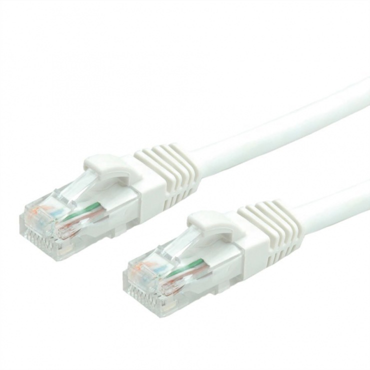 Imagine Cablu de retea RJ45 UTP cat 6 5m LSOH Alb, Value 21.99.1066