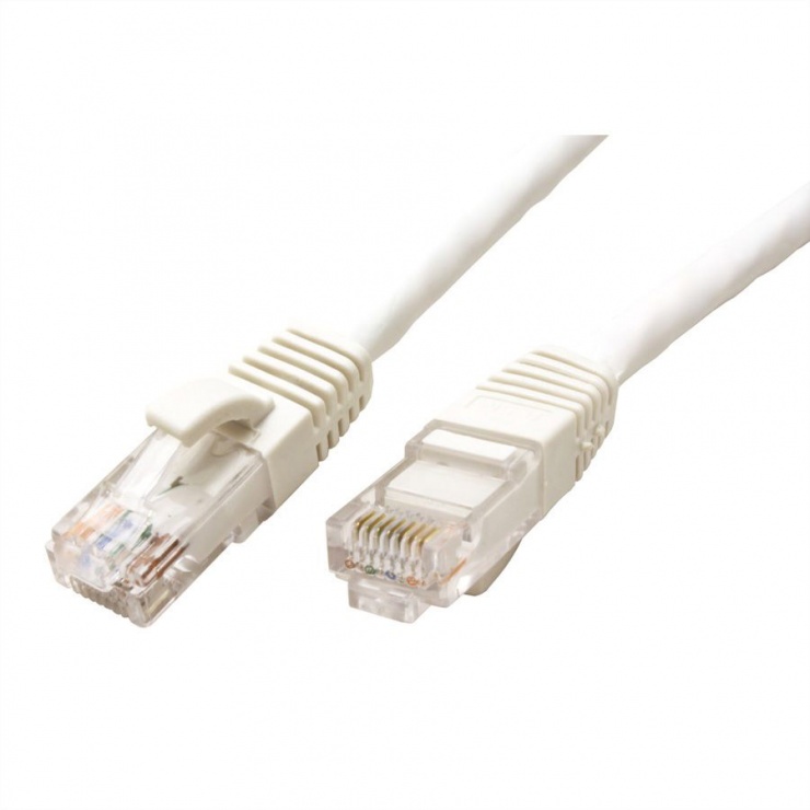 Imagine Cablu de retea RJ45 UTP cat 6 5m LSOH Alb, Value 21.99.1066