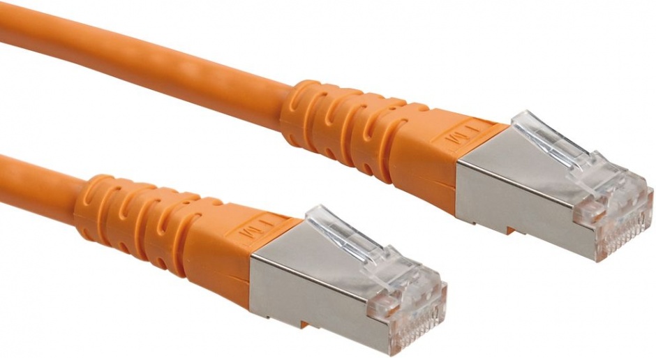 Imagine Cablu de retea SFTP cat 6 0.5m Orange, Roline 21.15.1327