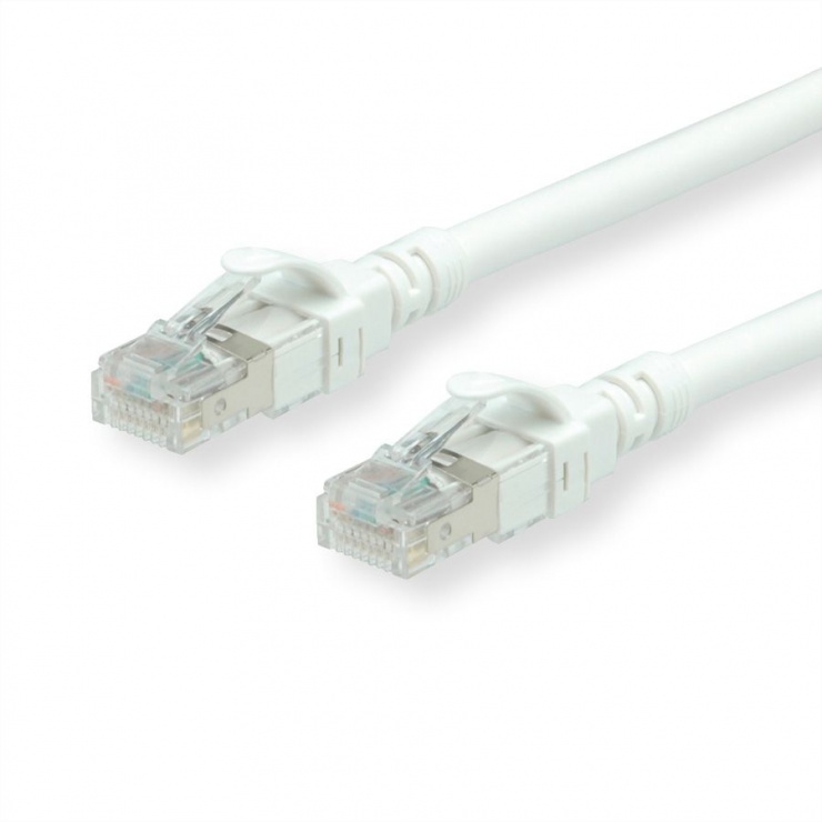 Imagine Cablu de retea SFTP cat 6A 1.5m Component Level LSOH alb, Roline 21.15.1996