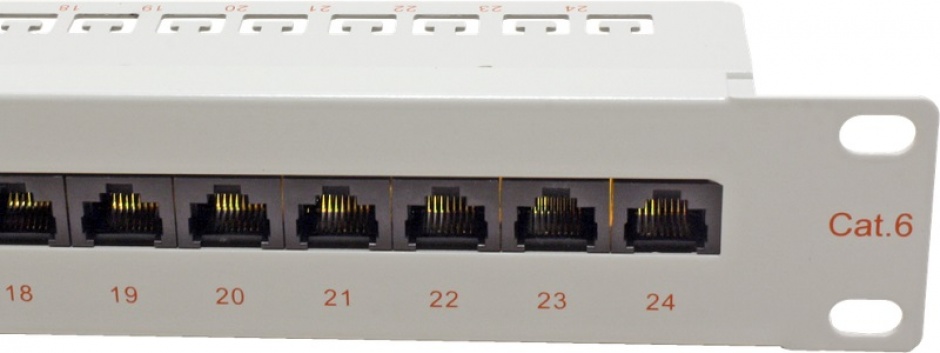 Imagine Patch Panel UTP Cat.6, 24 porturi, gri, Roline 26.11.0355