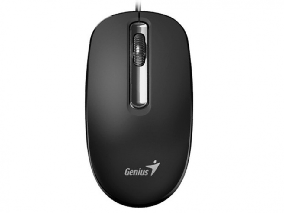 Imagine Mouse optic USB ambidextru Negru DX-130, Genius