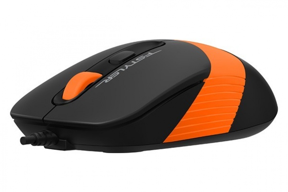 Imagine Mouse USB optic A4Tech Fstyler Negru/Orange, FM10 Orange-3