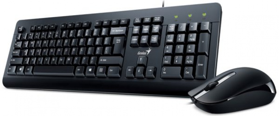 Imagine Kit tastatura si mouse KM-160 Negru USB, Genius