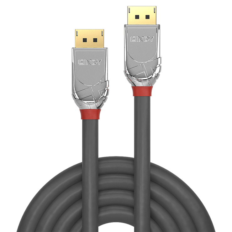 Imagine Cablu DisplayPort 4K@60Hz T-T v1.2 Cromo Line 5m, Lindy L36304-1