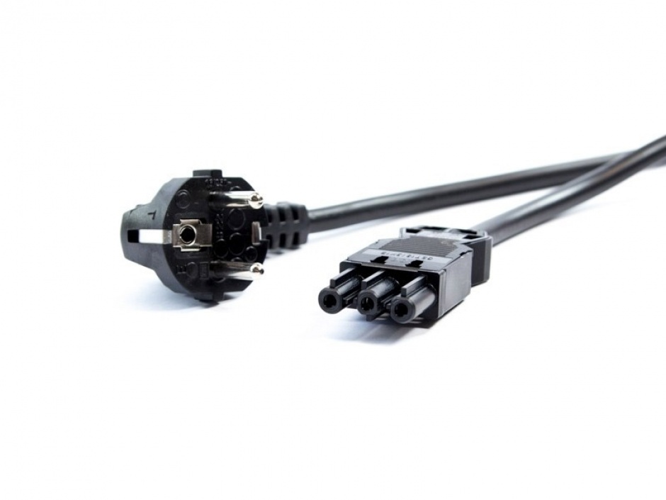 Imagine Cablu de alimentare Schuko la GST18-3 2m negru, Bachmann 375.075