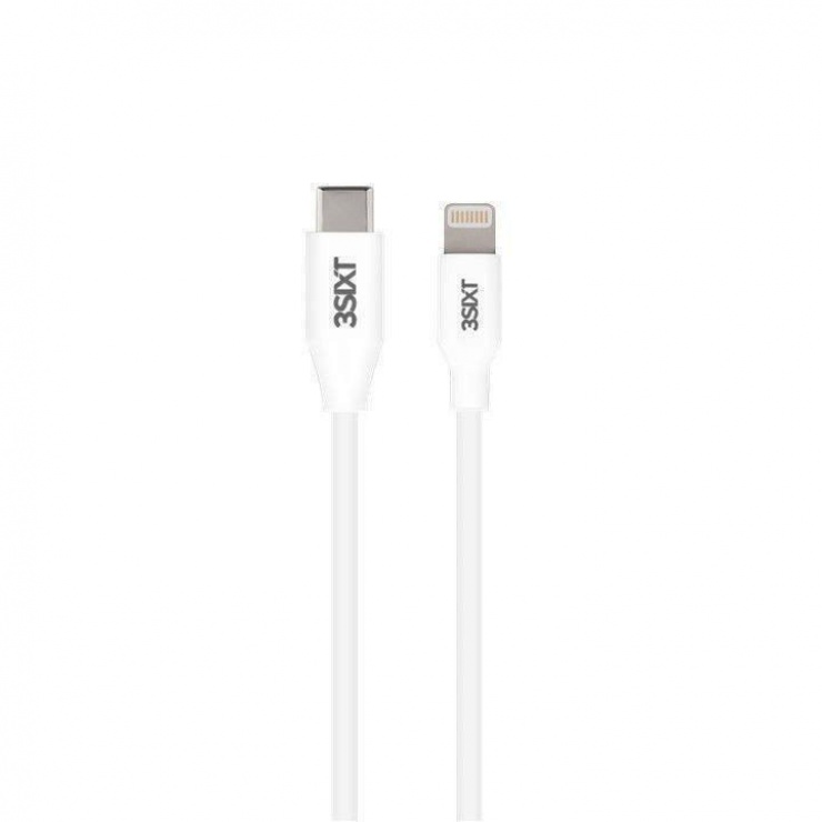 Imagine Cablu date si incarcare Lightning la USB-C Alb 1m (3S-1378), 40831
