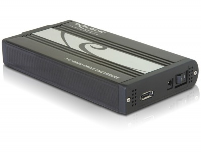 Imagine Rack Extern HDD 3.5" SATA la eSATA, Delock 42406