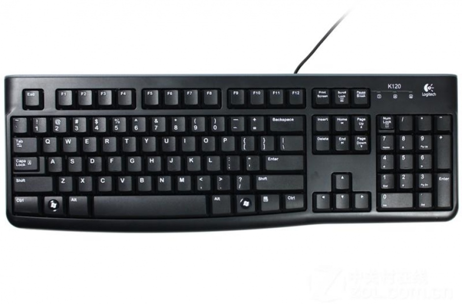 Imagine Tastatura USB K120 Negru, Logitech 920-002509 