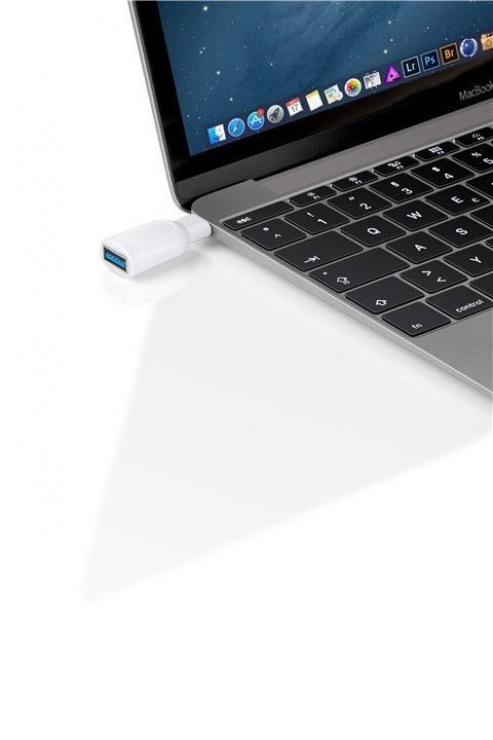 Imagine Adaptor USB-C 3.0 la USB-A T-M Alb, Goobay 66262-1