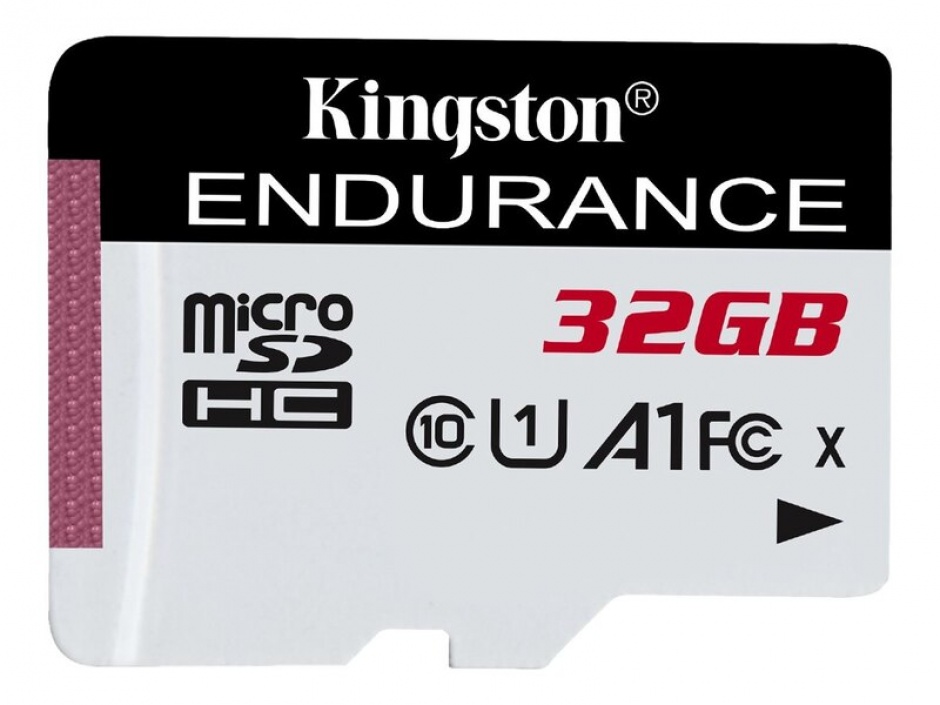 Imagine Card de memorie micro SDHC 32GB clasa 10 UHS-I High Endurance, Kingston SDCE/32GB