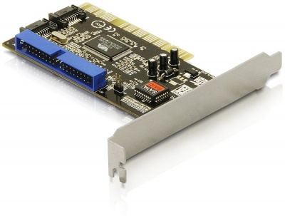 Imagine Placa PCI  la 2 x SATA, 1 x IDE, Delock 70146