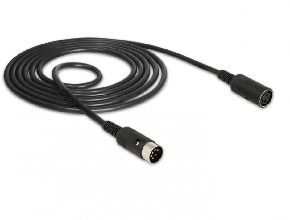 Imagine Cablu prelungitor DIN 5 pini T-M 1.5m, Delock 84748