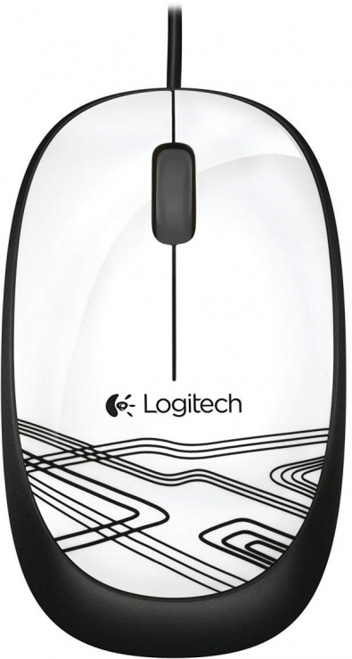Imagine Mouse USB M105 Alb/Negru, Logitech 