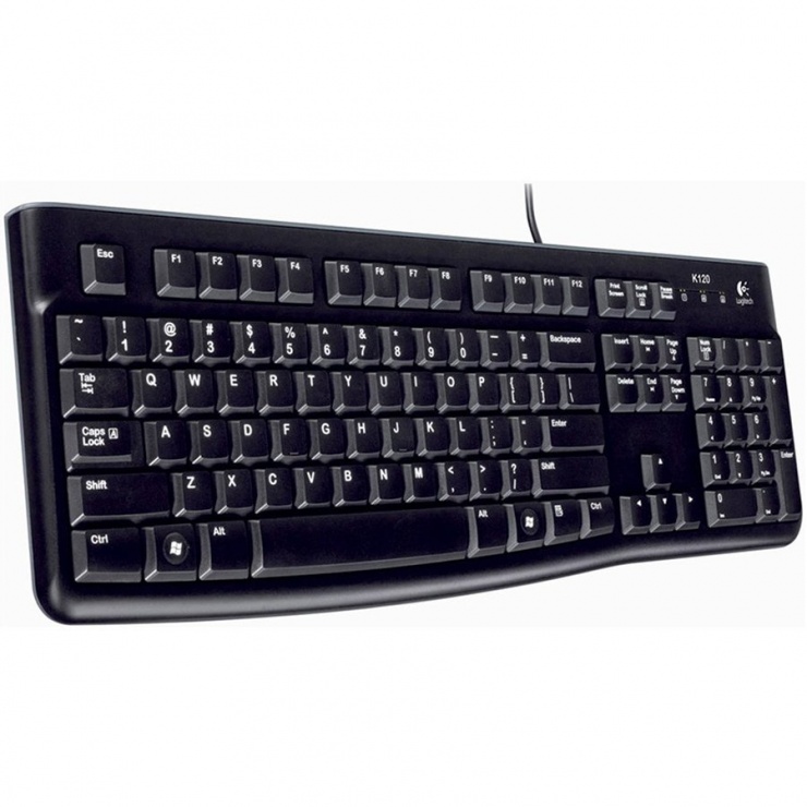 Imagine Tastatura USB K120 Business Negru, Logitech