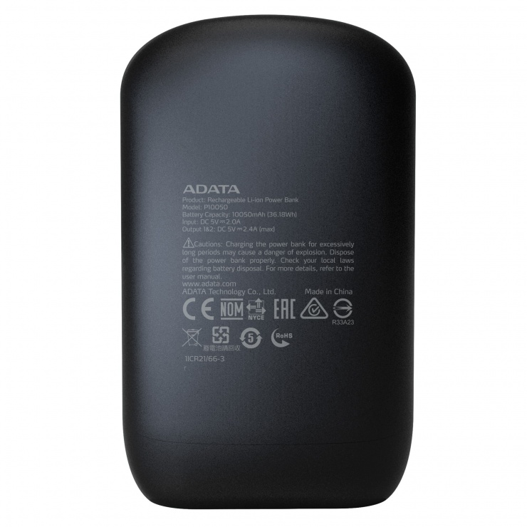 Imagine Power bank ADATA P10050 10.050 mAh 2 x USB + lanterna LED