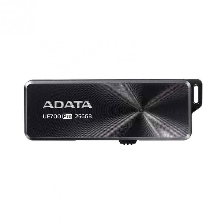 Imagine Stick USB 3.1 256GB retractabil Black, ADATA UE700 Pro-1