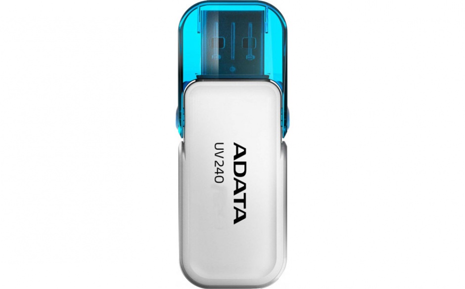Imagine Stick USB 2.0 cu capac pliabil 16GB UV240 Alb, ADATA 