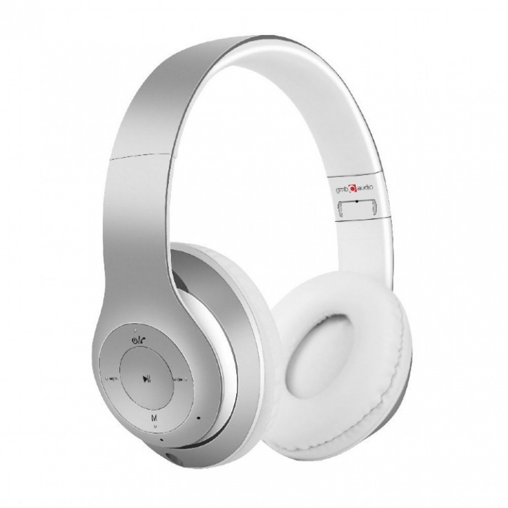 Imagine Casti bluetooth v4.2+EDR cu microfon Milano Alb, Gembird BHP-MXP-SW