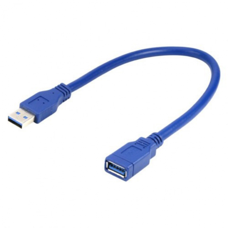 Imagine Cablu prelungitor USB 3.0 T-M 0.15m, Gembird CCP-USB3-AMAF-0.15M