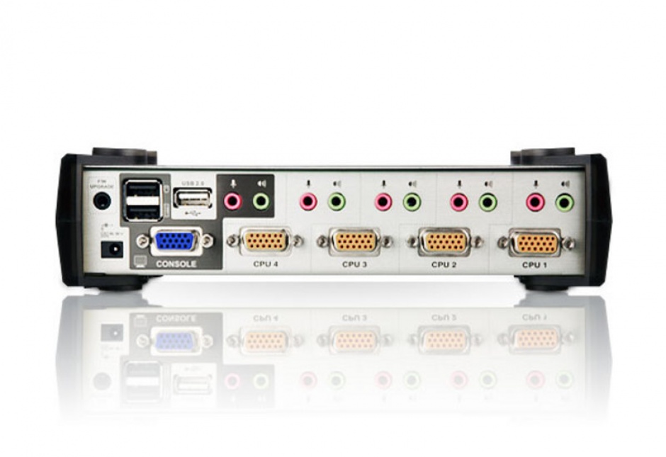 Imagine Distribuitor KVMP 4 porturi PS/2-USB cu OSD, ATEN CS1734B-1