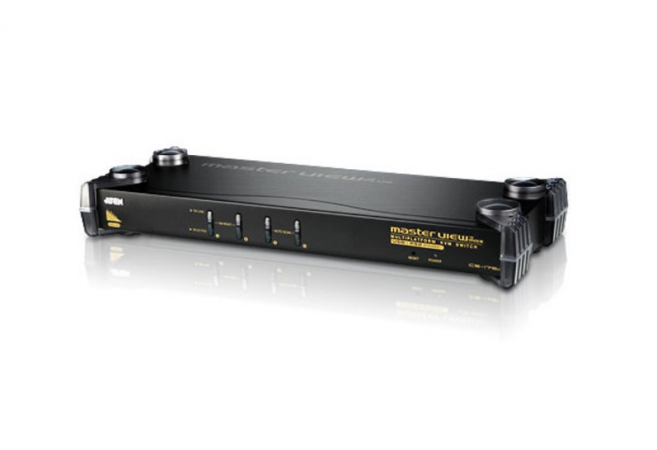 Imagine Distribuitor KVM PS/2-USB VGA/Audio 4 porturi, Aten CS1754