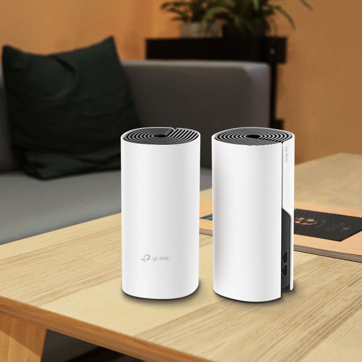 Imagine Sistem Mesh Wi-Fi pentru intreaga casa AC1200, TP-LINK Deco M4-2