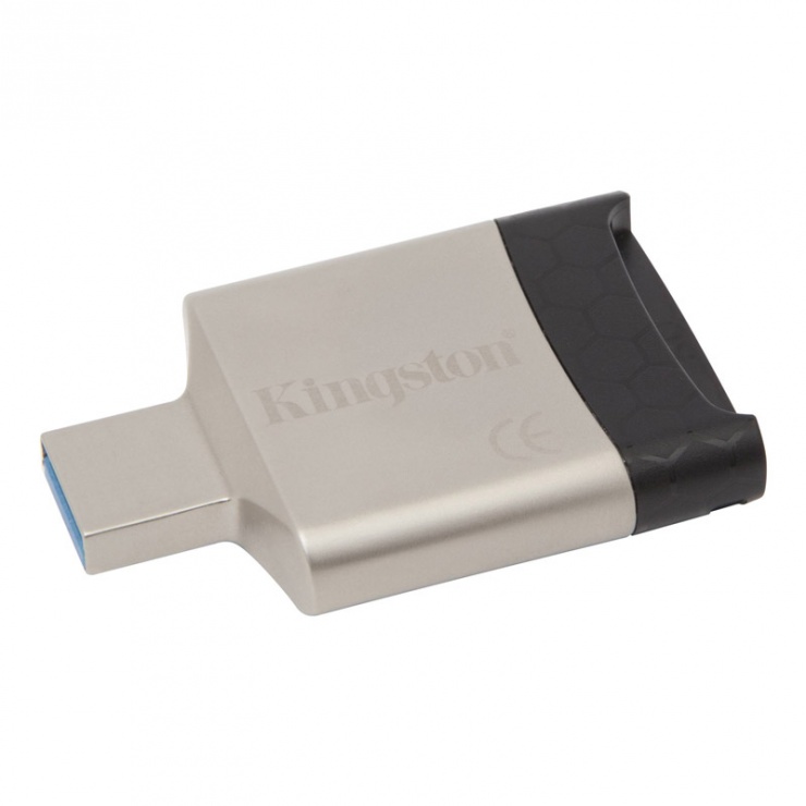 Imagine Cititor de carduri USB 3.0 la micro SD/SDHC/SDXC + SD, Kingston FCR-MLG4-1