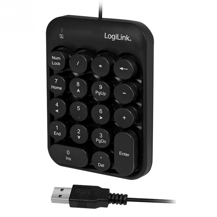 Imagine Tastatura numerica USB, Logilink ID0174-1