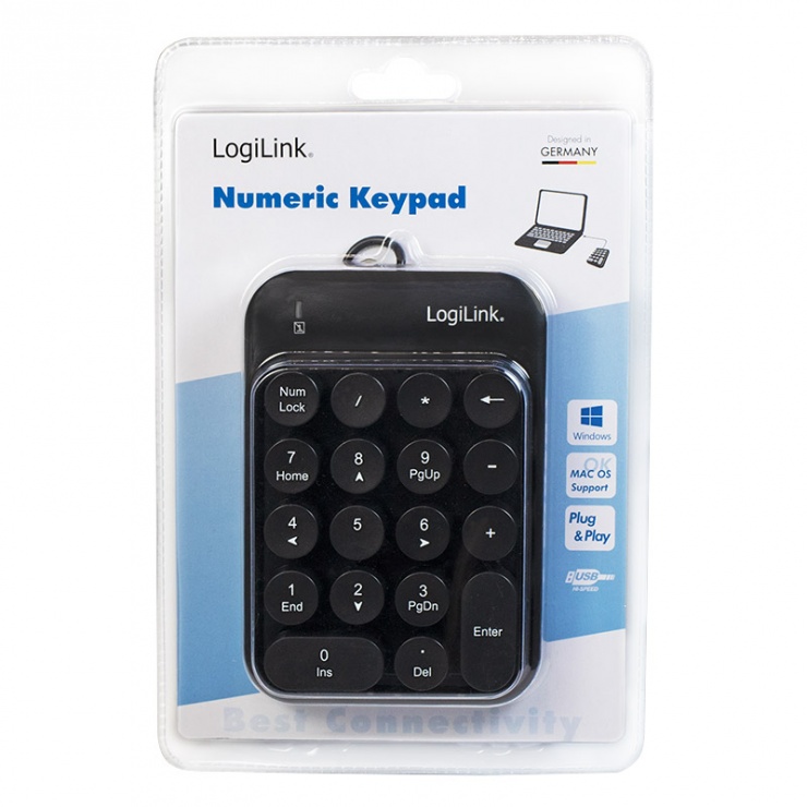 Imagine Tastatura numerica USB, Logilink ID0174-4