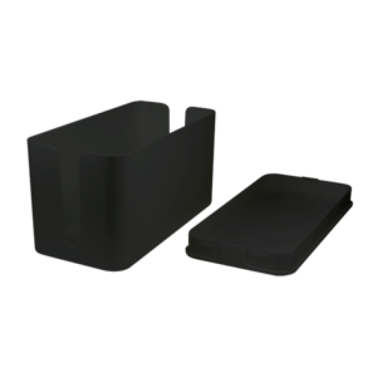 Imagine Cutie pentru organizare cabluri neagra 235x115x120mm, Logilink KAB0060