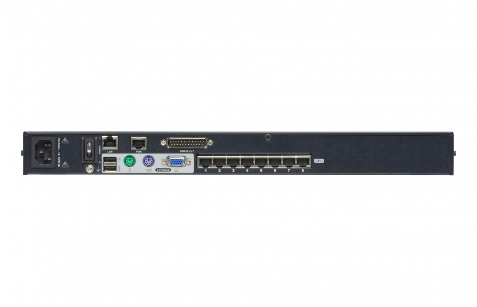 Imagine Switch KVM over IP Cat 5 8 porturi cu Daisy-Chain Port, Altusen KH1508Ai-1
