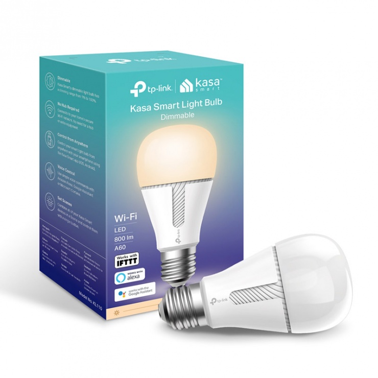 Imagine Bec inteligent Kasa Smart cu intensitate luminoasa reglabila, TP-LINK KL110-5