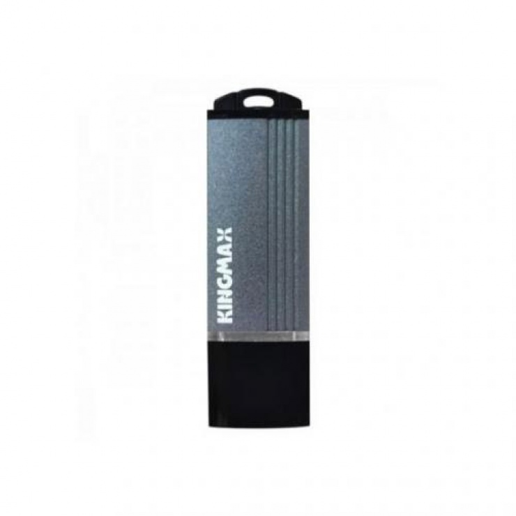 Imagine Stick USB 2.0 16GB MA-06 aliaj aluminiu Gri, Kingmax-1