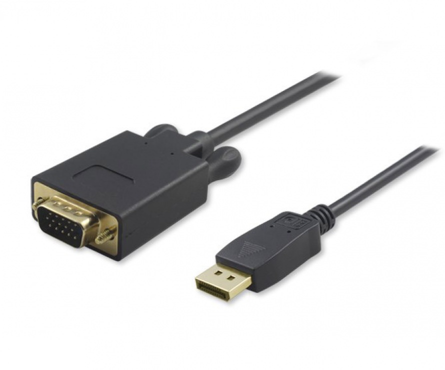 Imagine Cablu Displayport la VGA T-T 2m Negru
