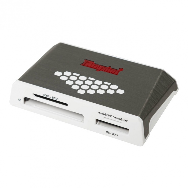 Imagine Cititor de carduri USB 3.0 la micro SD/SD/MS/microMS/MMC, Kingston FCR-HS4-1