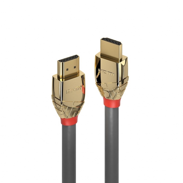 Imagine Cablu HDMI UHD 4K60Hz Gold Line 10m T-T, Lindy L37866