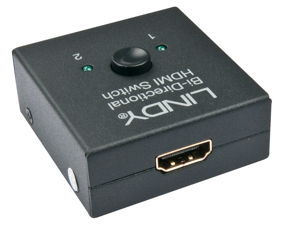 Imagine Switch HDMI 4K bidirectional 2 porturi, Lindy L38036-1