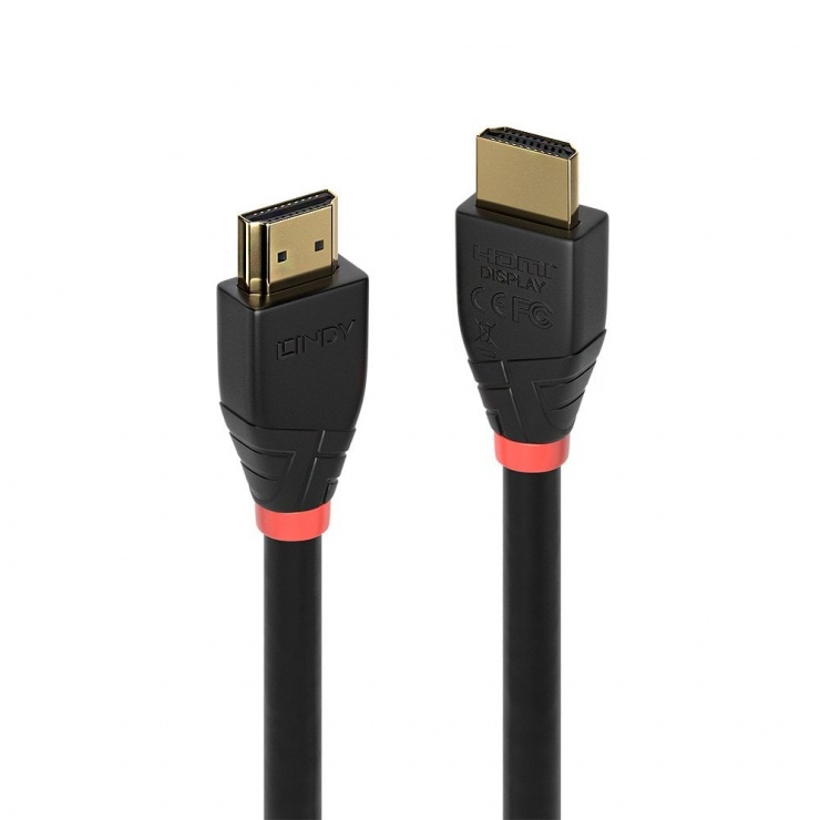 Imagine Cablu HDMI activ v2.0 4K T-T 25m Negru, Lindy L41074