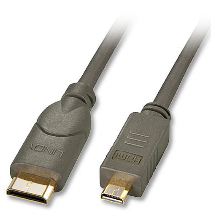 Imagine Cablu mini HDMI-C la micro HDMI-D 1.5m T-T, Lindy L41342