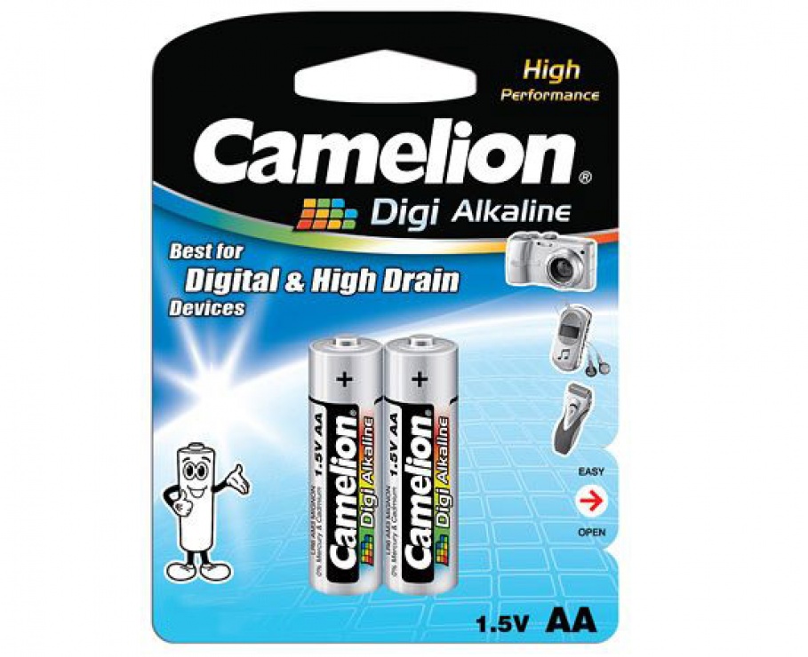 Imagine Blister 2 baterii alcalina Camelion DIGI AA LR6