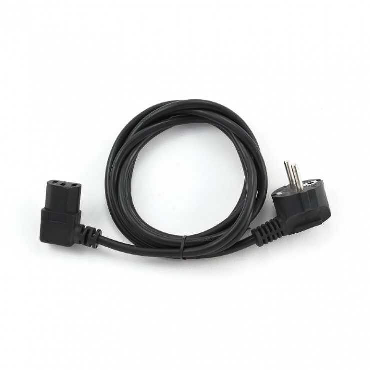 Imagine Cablu alimentare PC C13 1.8m unghi 90 grade, Gembird PC-186A-VDE-1