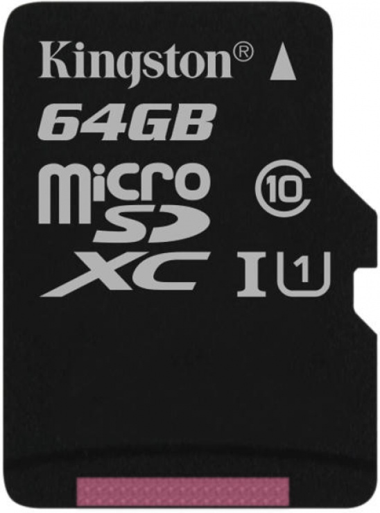 Imagine Card de memorie micro SDXC Canvas Select 64GB clasa 10, Kingston SDCS/64GBSP