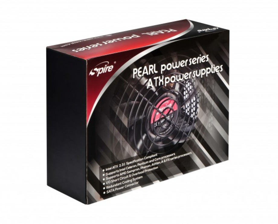 Imagine Sursa SPIRE PEARL 550W, fan 120mm, 4x S-ATA, 2x IDE
