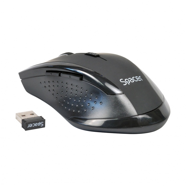 Imagine Mouse WIRELESS Negru, SPACER SPMO-291-2