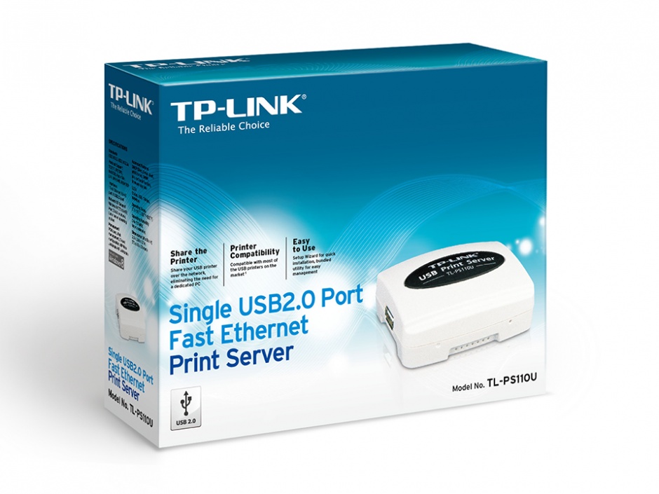 Imagine Print Server Fast Ethernet USB 2.0, TP-LINK TL-PS110U-1