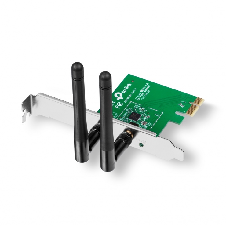 Imagine Placa de retea Wireless PCI-E 300Mbps 2T2R, TP-LINK TL-WN881ND-1